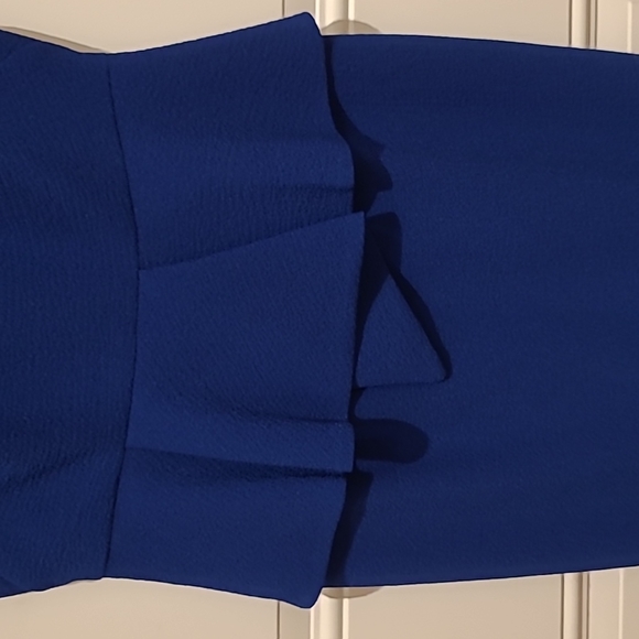 Royal Blue Black Halo Dress - Picture 5 of 8